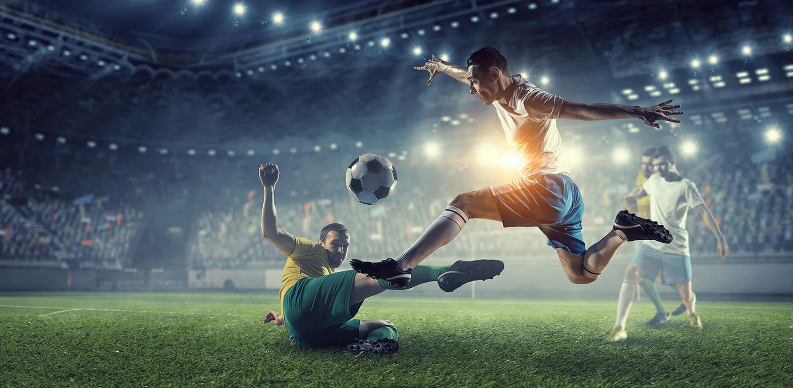 Tampilan olahraga dan pertandingan pada layar digital